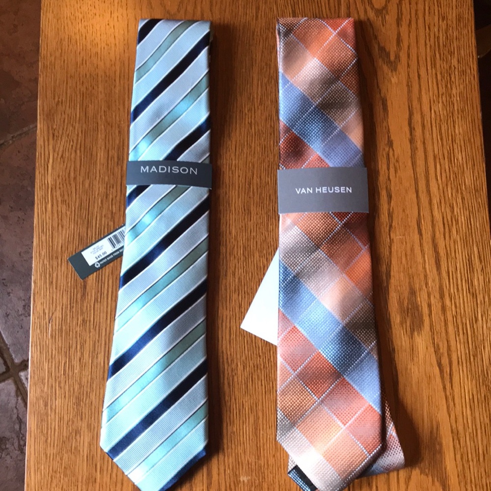 Brand new men’s ties